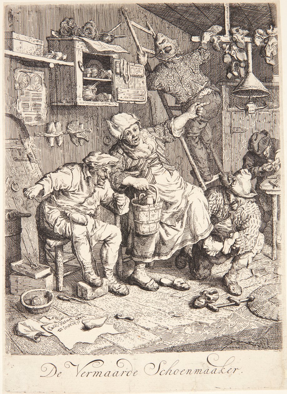 Ein Schuster von Cornelis Dusart