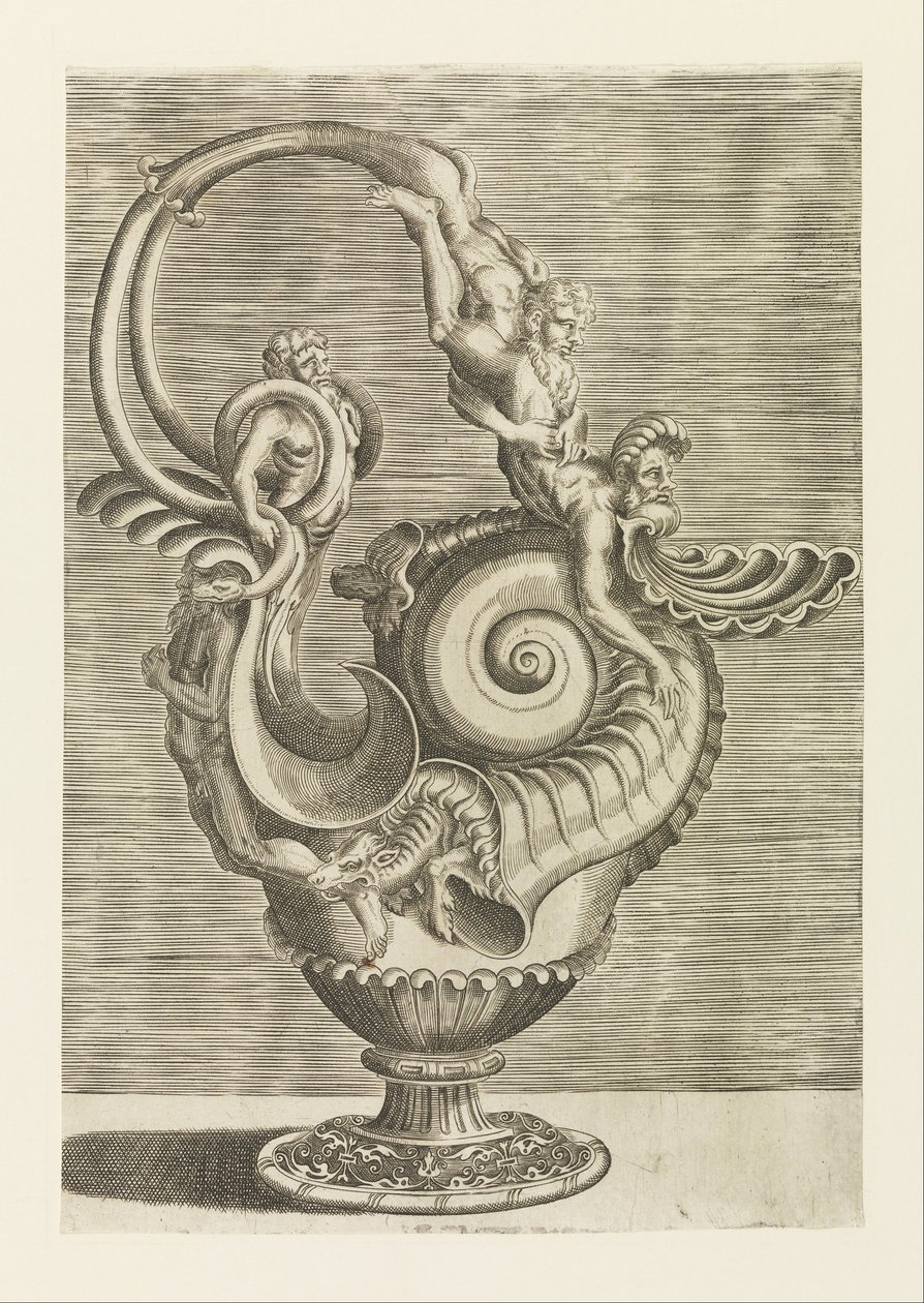 Kanne mit Griff von Cornelis Floris Ii