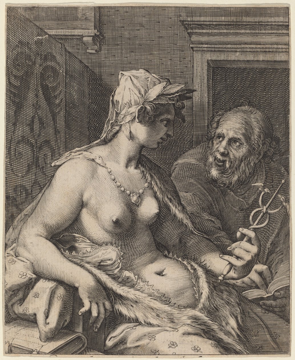 Poesie von Cornelis Jacobsz Drebbel, after Hendrik Goltzius
