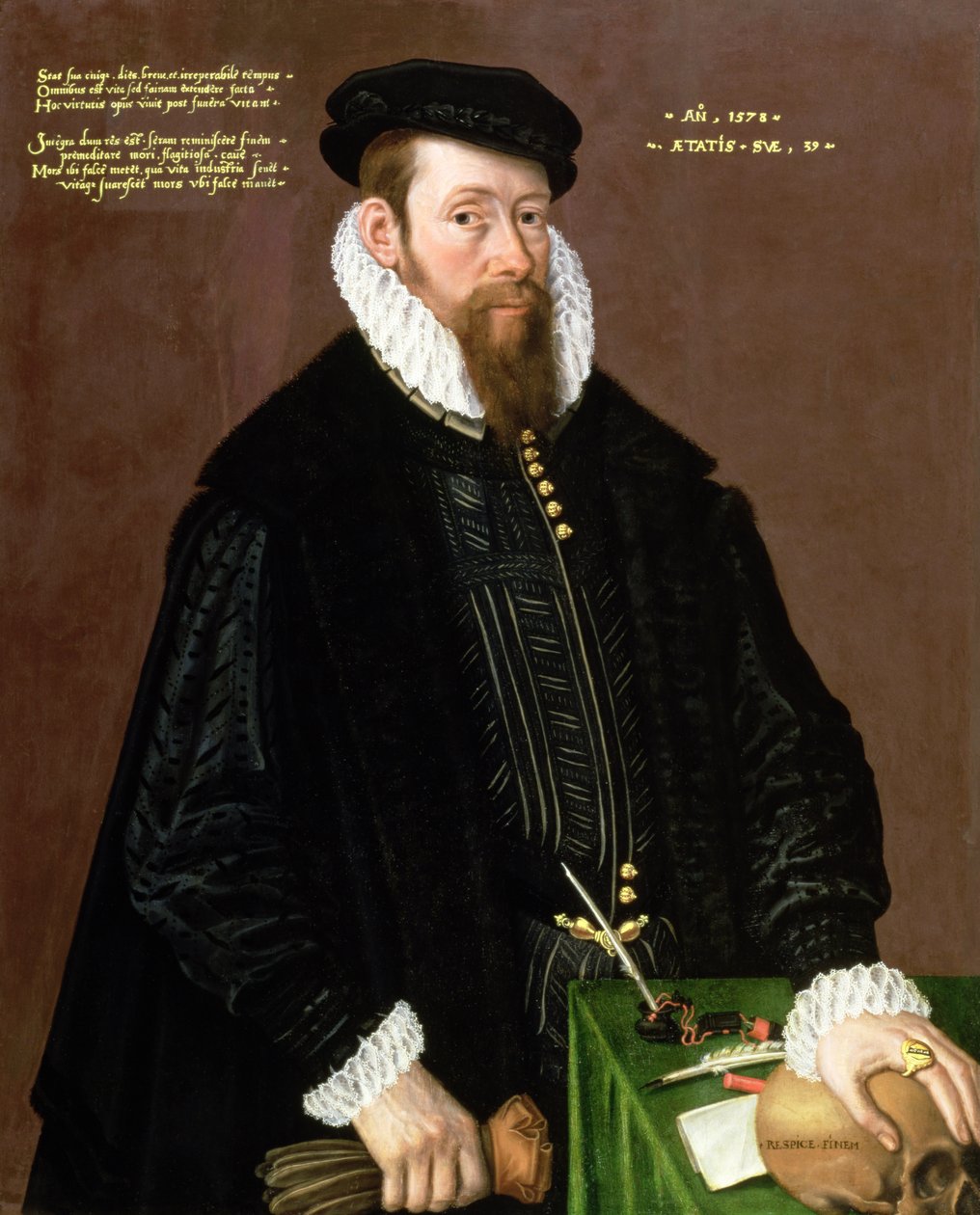 Porträt von Thomas Pead, 1578 von Cornelis Ketel