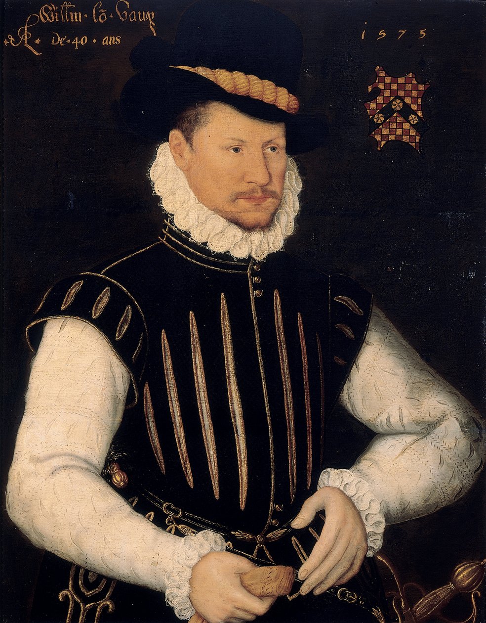 Porträt eines Gentlemans, 1575 von Cornelis Ketel