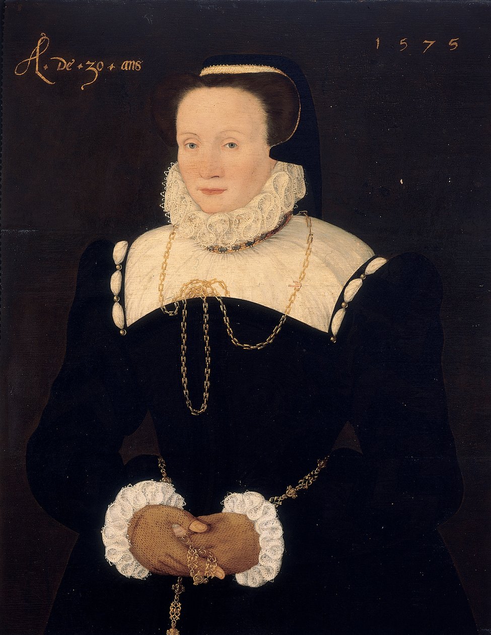 Porträt einer Dame, 1575 von Cornelis Ketel
