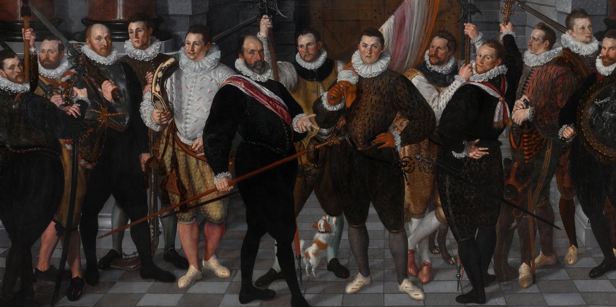 Die Kompanie von Hauptmann Dirck Jacobsz Rosecrans und Leutnant Pauw, Amsterdam, 1588 von Cornelis Ketel