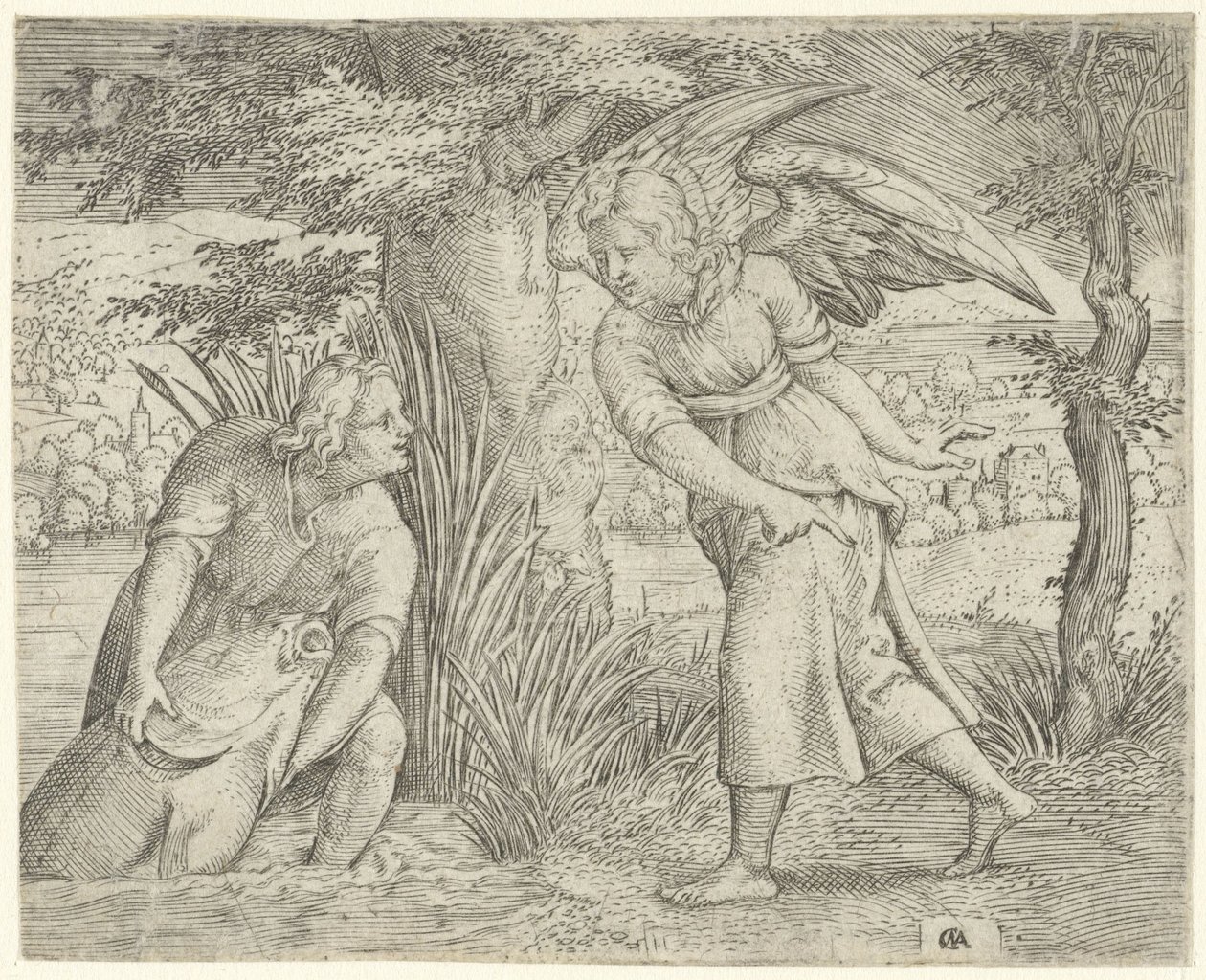 Tobias und der Fisch von Cornelis Massijs