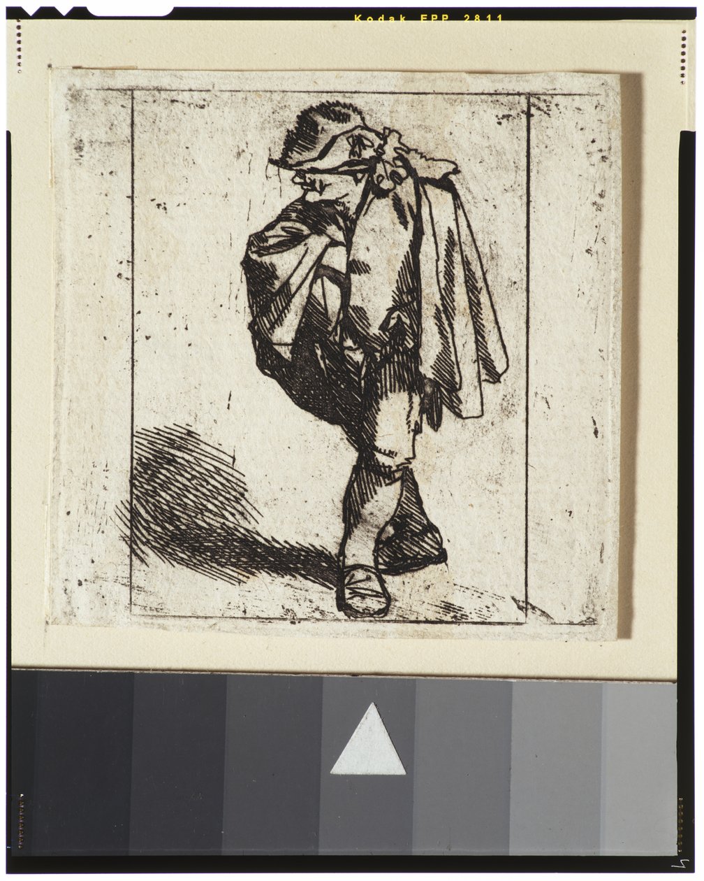 Mann mit einer Hand in seinem Wams von Cornelis Pietersz Bega