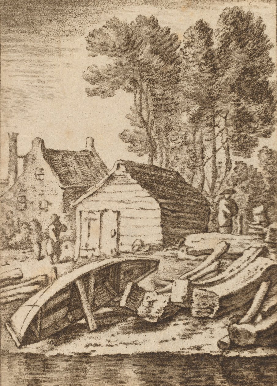 Werft, 1761, veröffentlicht 1765 von Cornelis Ploos van Amstel