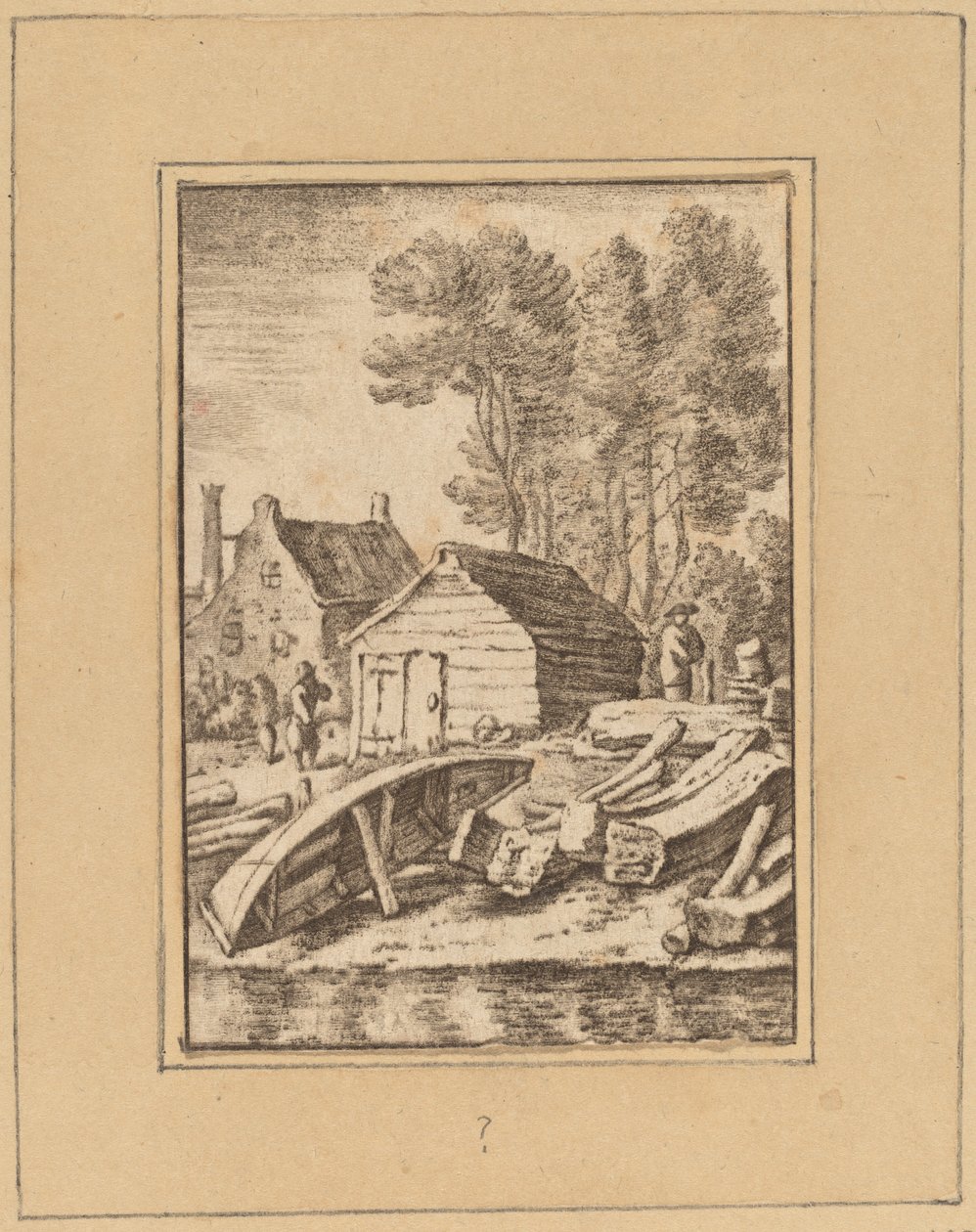 Werft, 1761, veröffentlicht 1765 von Cornelis Ploos van Amstel