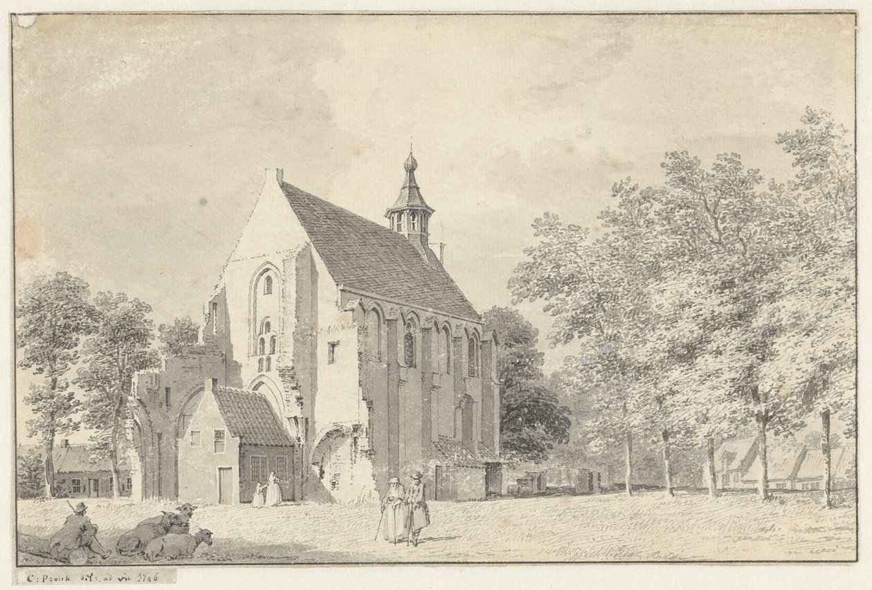 Kirche von West-Souburg von Cornelis Pronk