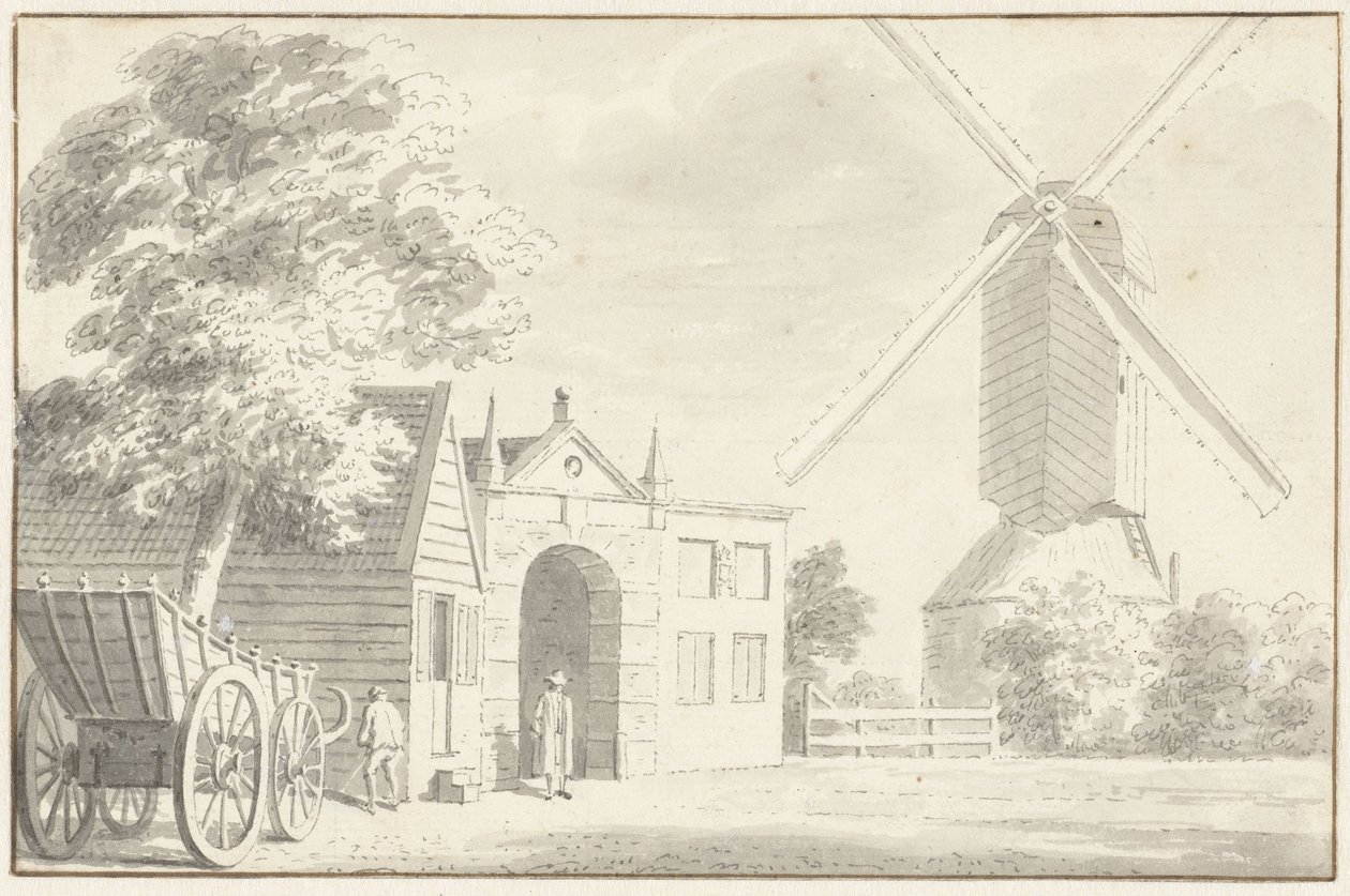 Noordeinder Tor in Monnickendam von Cornelis Pronk