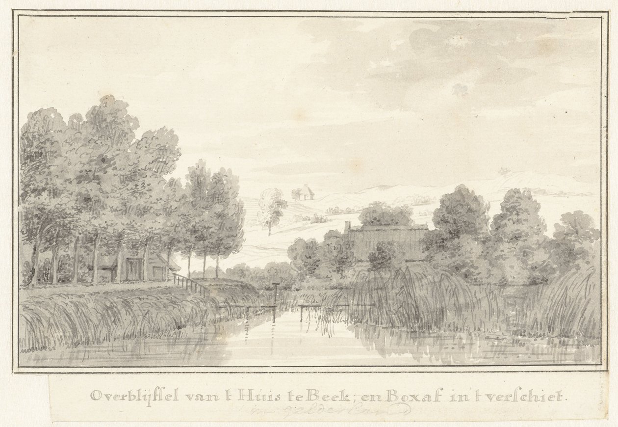 Überreste des Hauses ter Beek von Cornelis Pronk