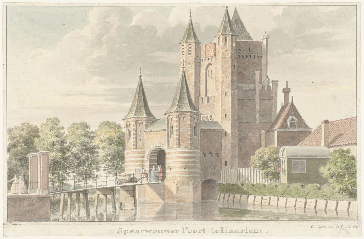 Spaarnwouder Tor in Haarlem von Cornelis Pronk