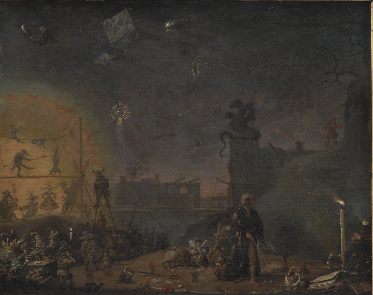 Die Vision des Sonntagskindes von Cornelis Saftleven