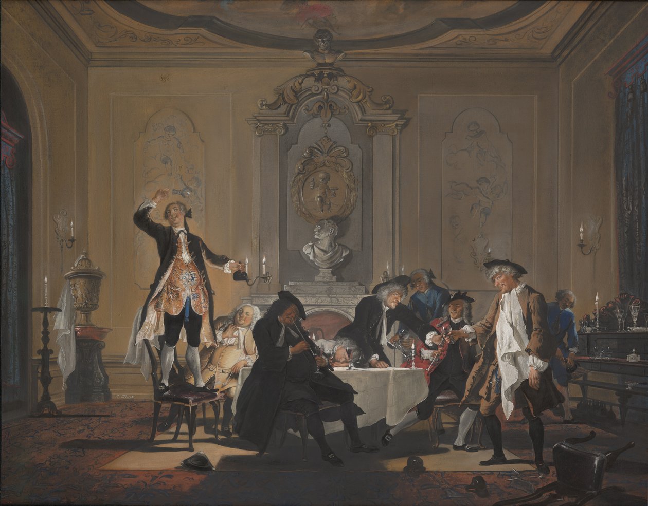 Rumor erat in casa von Cornelis Troost