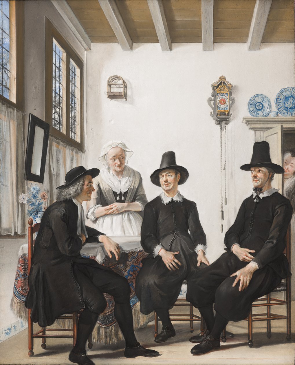 Saartje Jans wird um ihre Hand gebeten, 1738 von Cornelis Troost