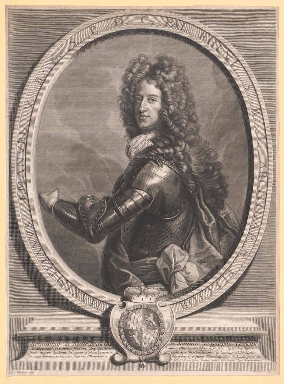 Kurfürst von Bayern Maximilian II. Immanuel (Stich) von Cornelis Vermeulen
