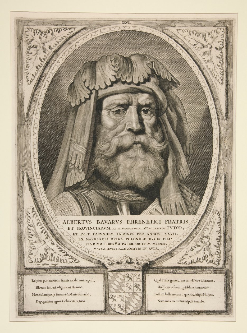 Albertvs Bavarvs Phrenetici Fratris und Provinciarvm von Cornelis Visscher
