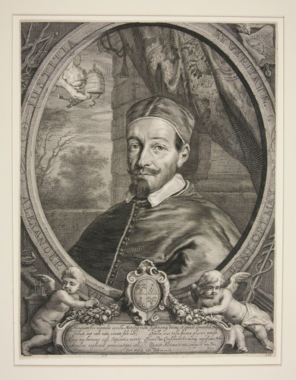 Papst Alexander VII., Fabio Chigi (1599-1667) von Cornelis Visscher