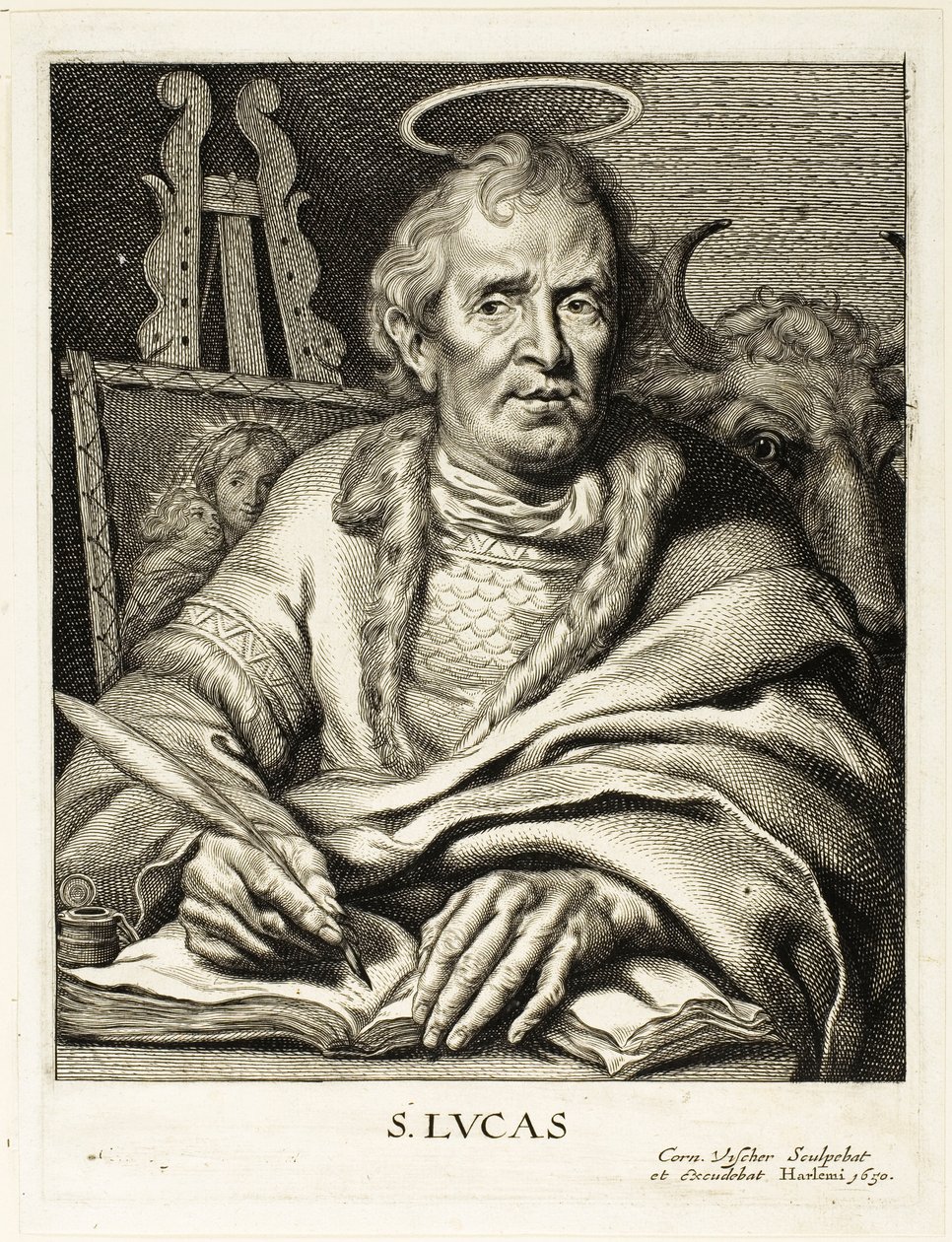 Sankt Lukas von Cornelis Visscher