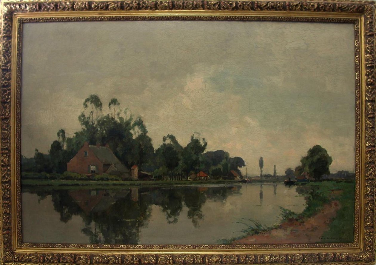 Die Amstel bei Ouderkerk von Cornelis Vreedenburgh