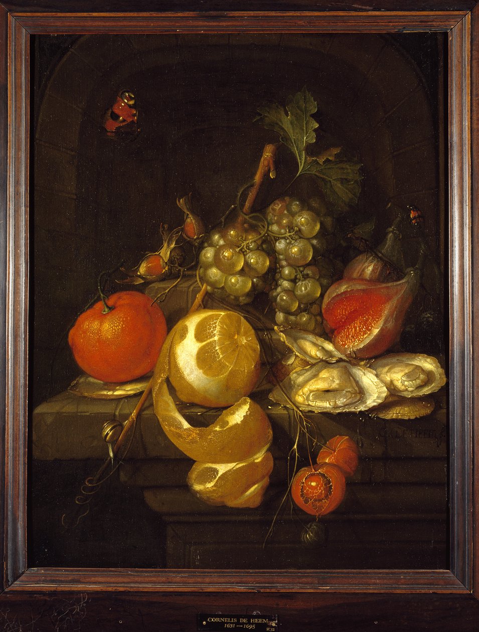 Stillleben mit Früchten und Austern, Mitte der 1650er Jahre von Cornelis de Heem