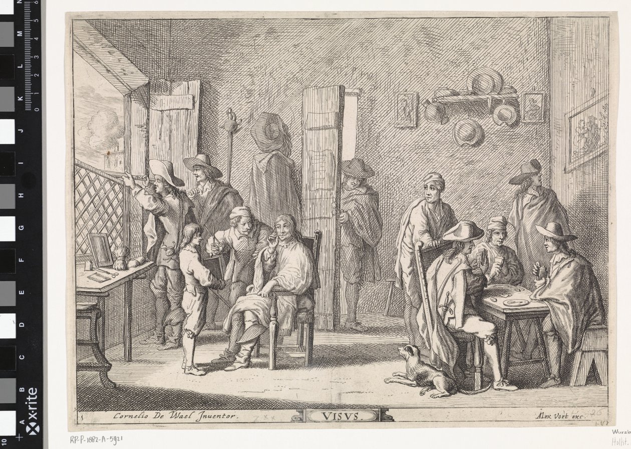 Gesicht von Cornelis de Wael