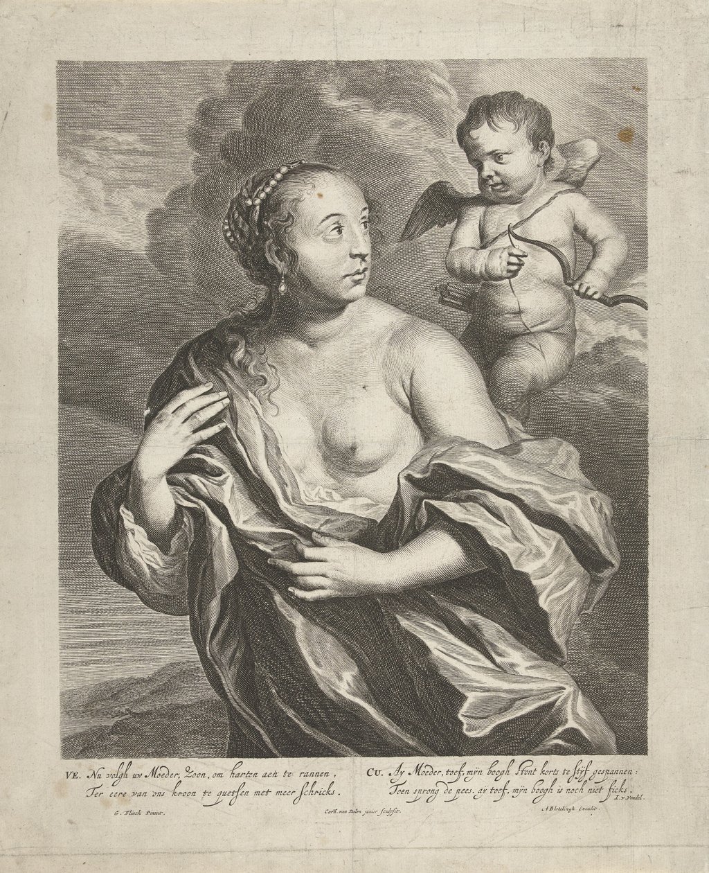 Venus und Cupido von Cornelis van Dalen (II)