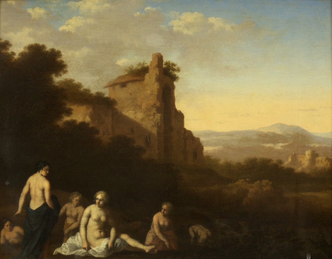 Badende Nymphen von Cornelis van Poelenburgh or Poelenburch