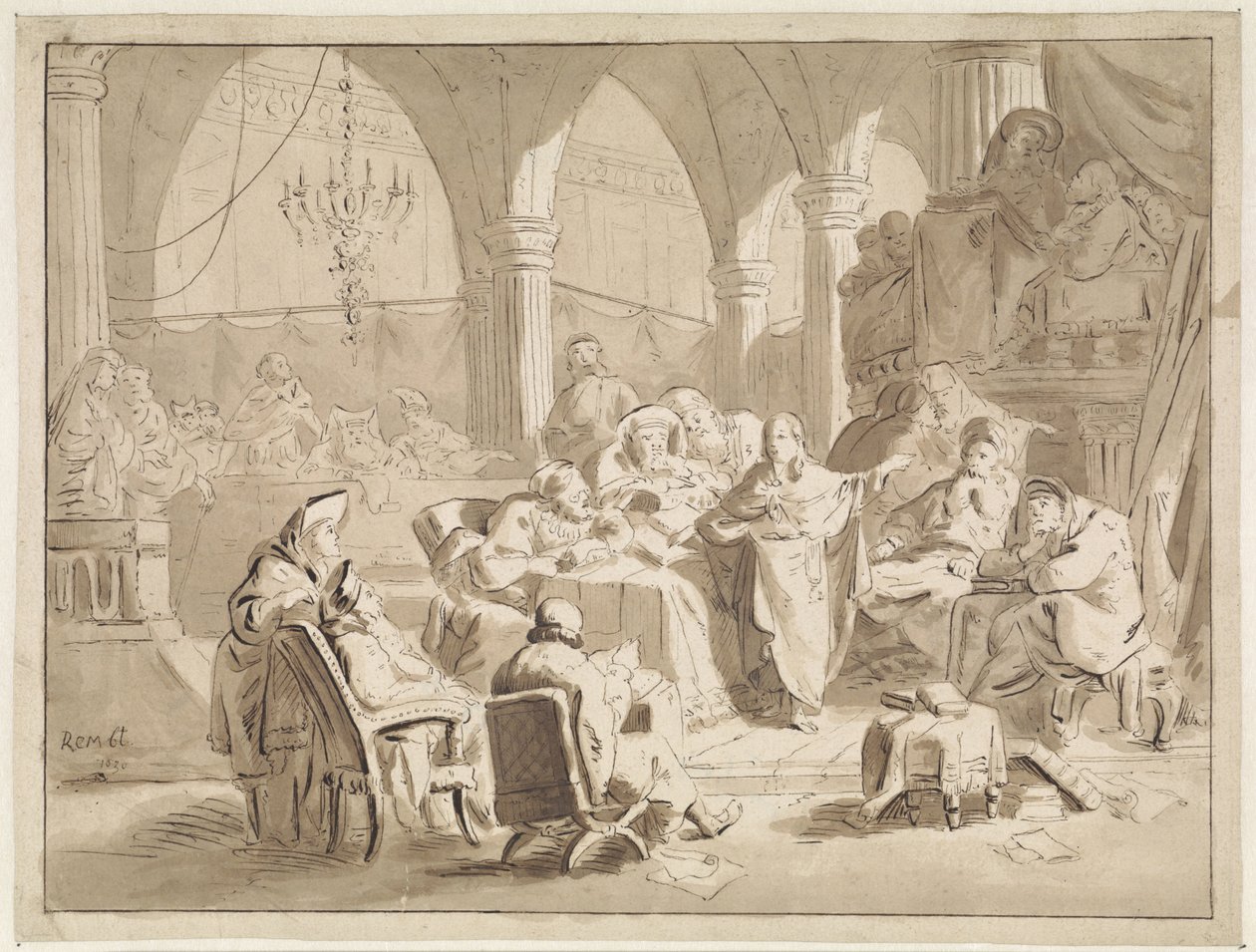 Christus als Zwölfjähriger im Tempel von Cornelis van der Griendt
