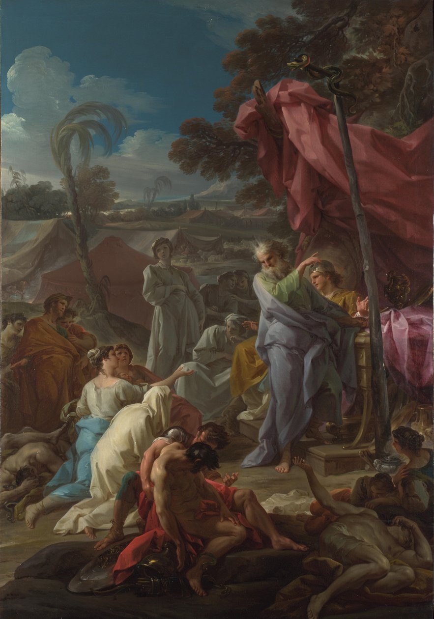 Die eherne Schlange, 1744 von Corrado Giaquinto