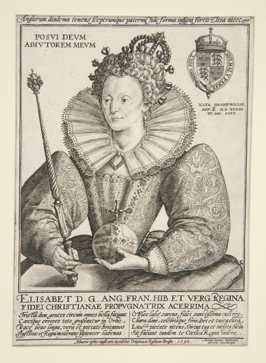 Elizabeth, Königin von England von Crispijn de Passe the Elder