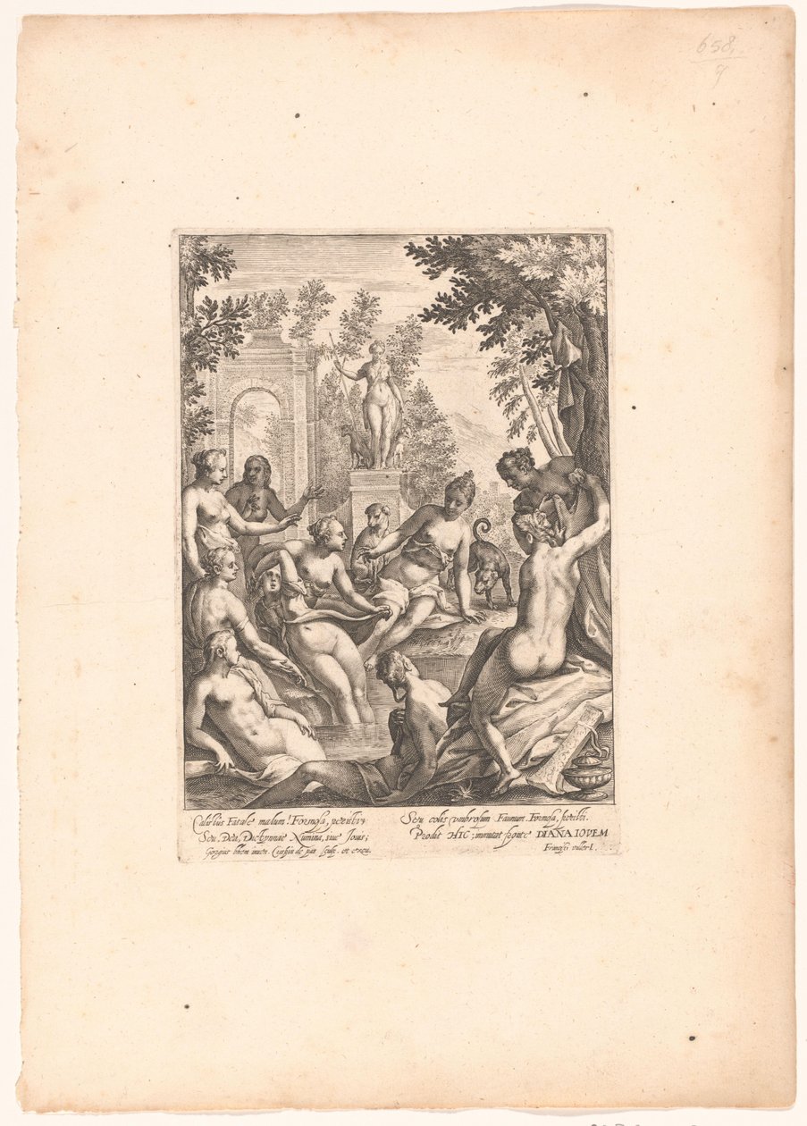 Diana und Kallisto von Crispijn van de Passe (I)