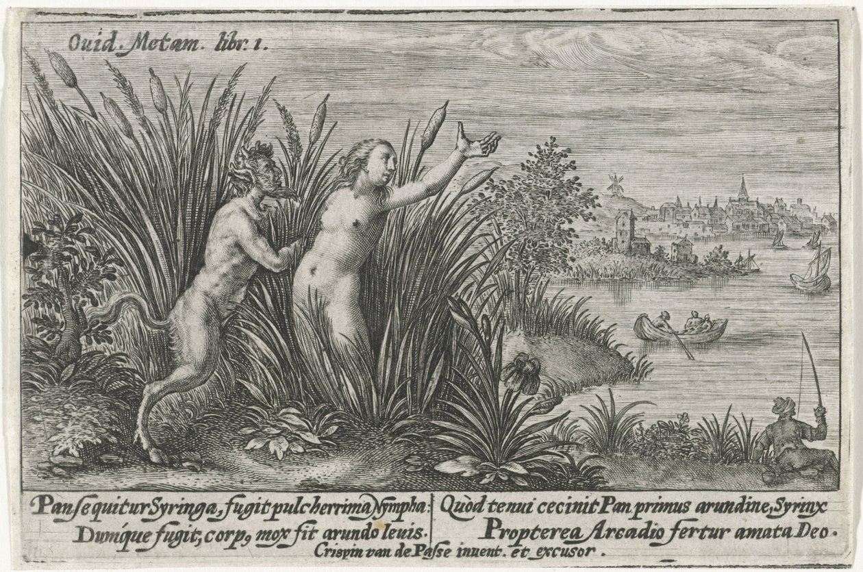 Pan und Syrinx von Crispijn van de Passe (I)