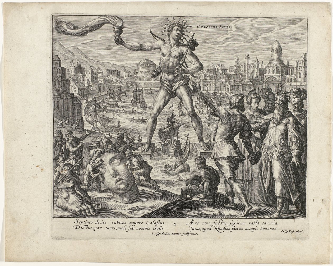 Koloss von Rhodos von Crispijn van de Passe (II)