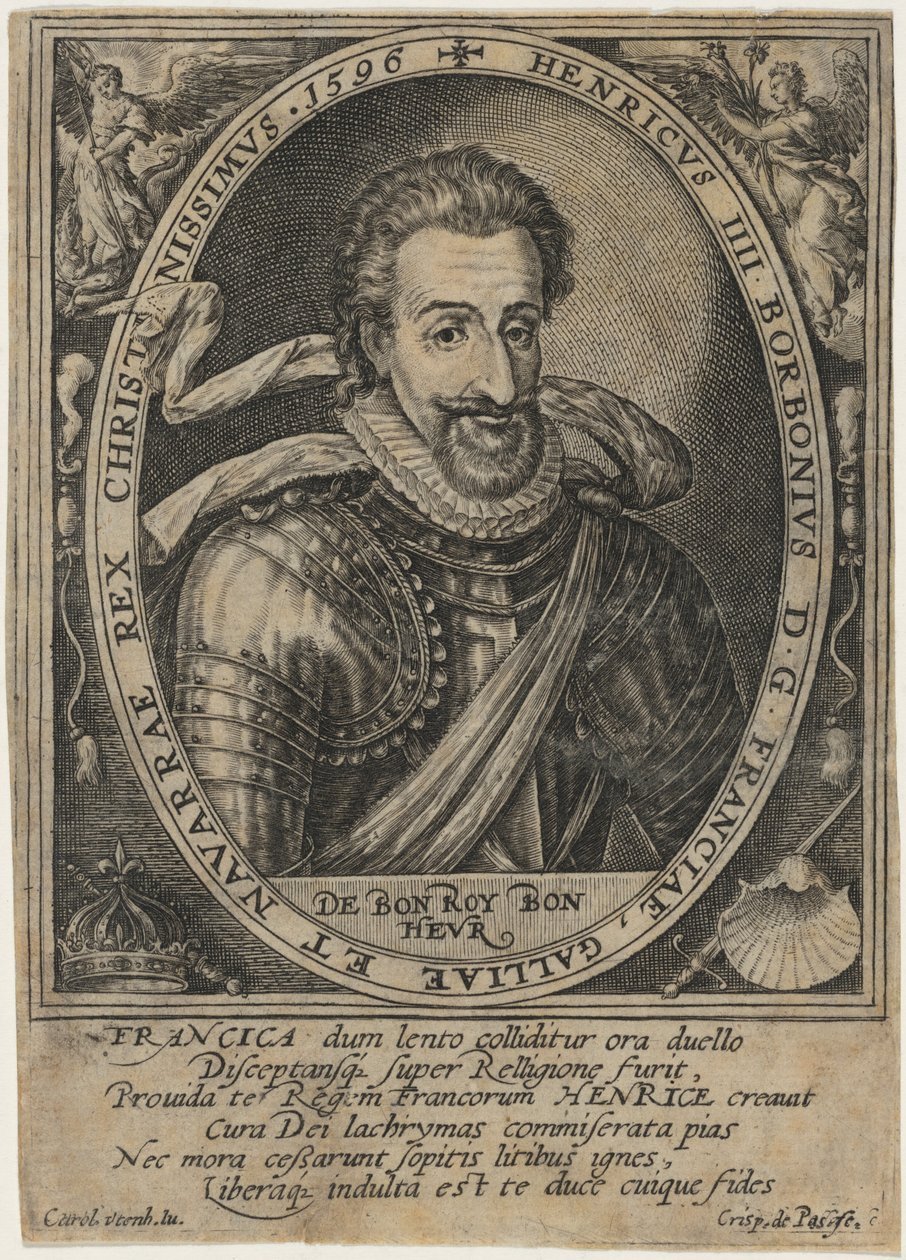 Heinrich IV., König von Frankreich von Crispijn van de Passe I