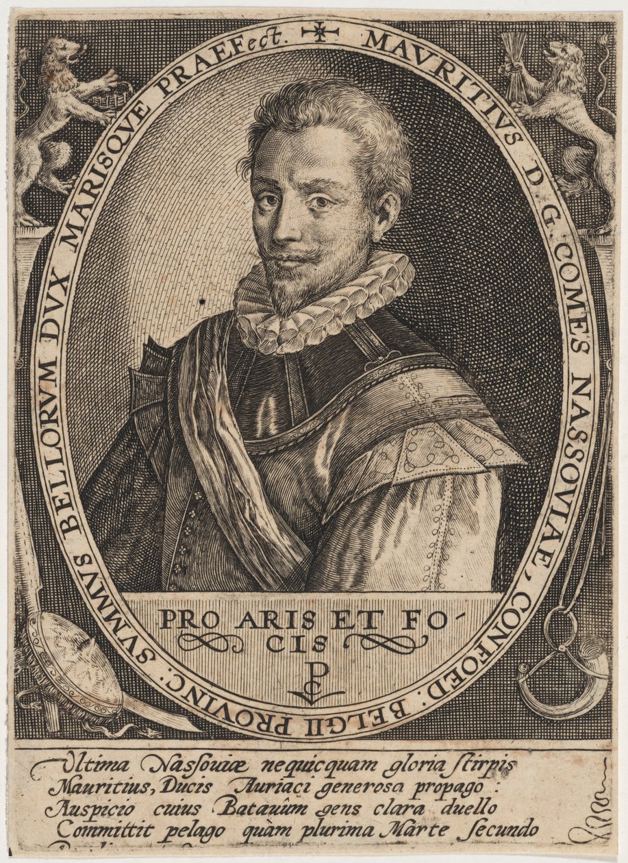 Moritz von Nassau, Prinz von Oranien von Crispijn van de Passe I