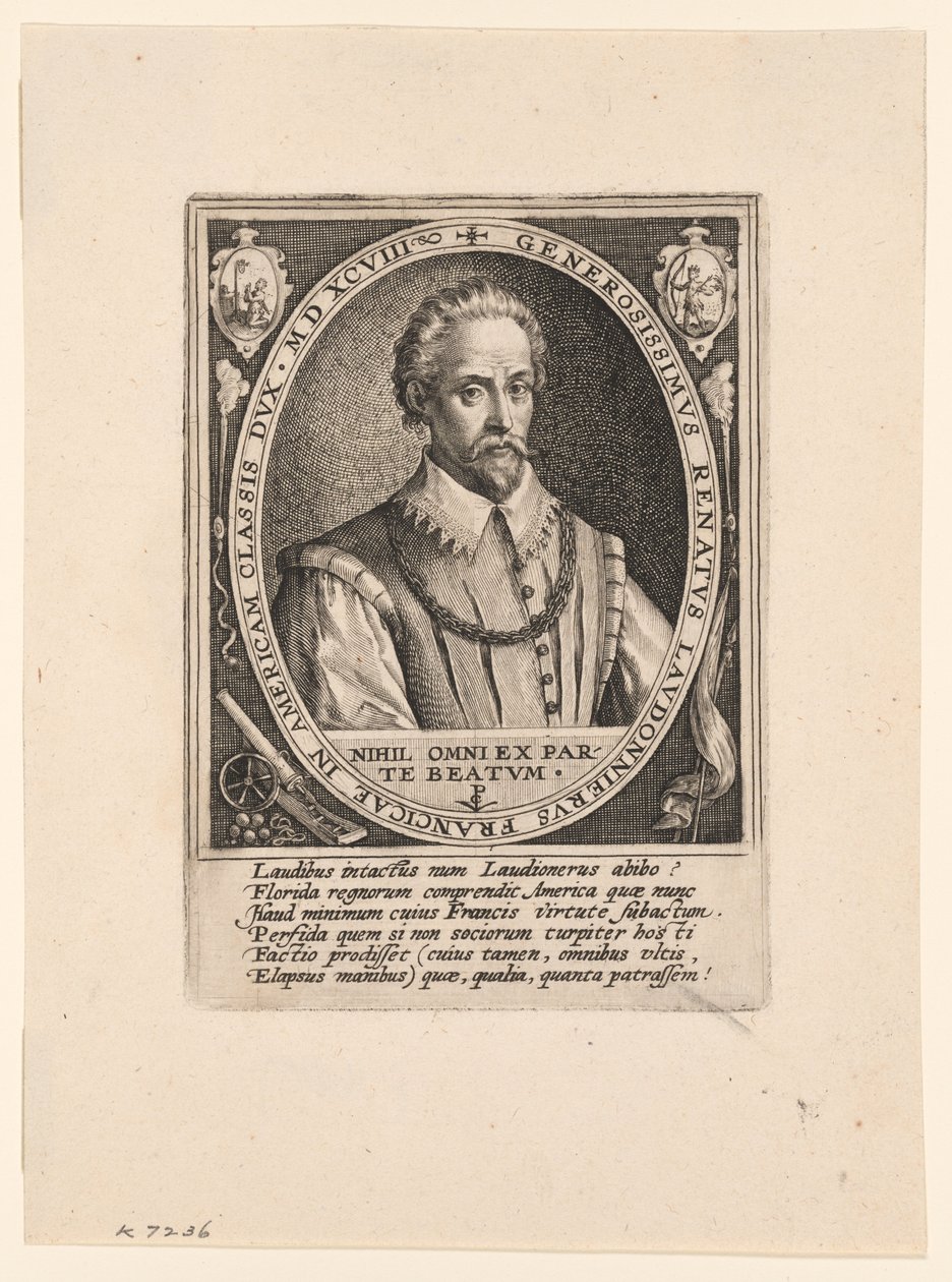 René de Laudonnière von Crispijn van de Passe I