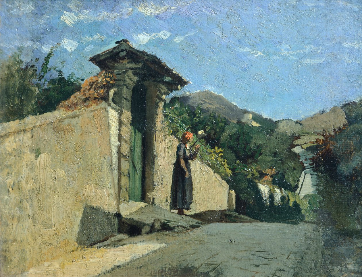 Studie einer Landschaft, um 1860 von Cristiano Banti