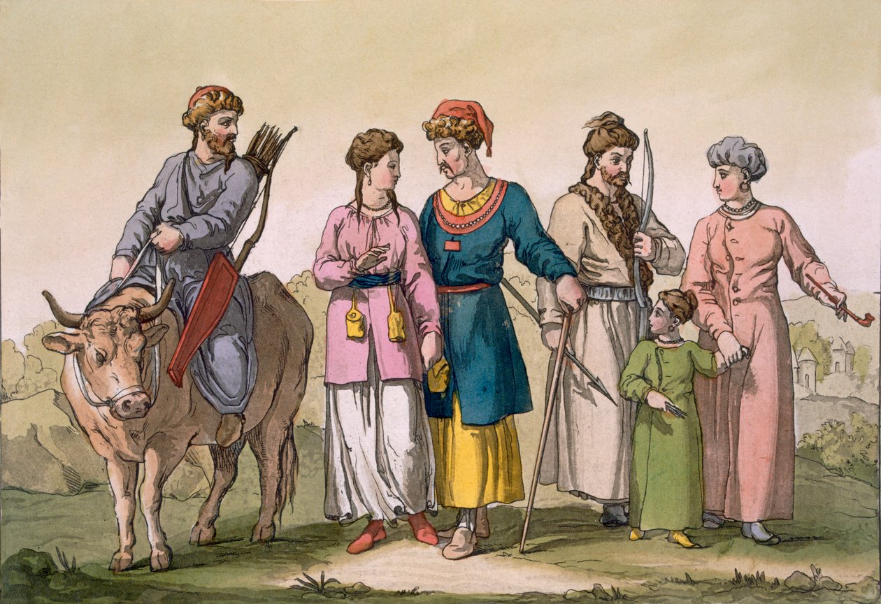 Taguri-Tataren der Krim, ca. 1820er-30er Jahre von D.K. Bonatti