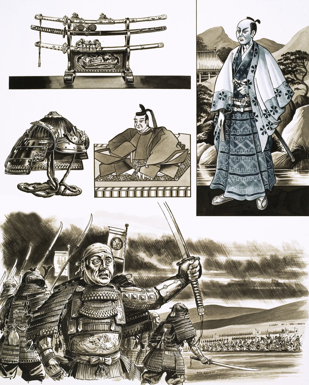 Der Handel des Samurai ist Raub und Gewalt von Dan Escott