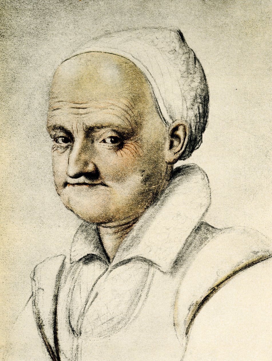 Porträt einer alten Frau von Daniel Dumonstier or Dumoustier