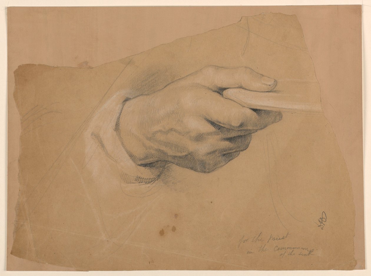 Studie für "Kommunion der t", 1844 von Daniel Huntington