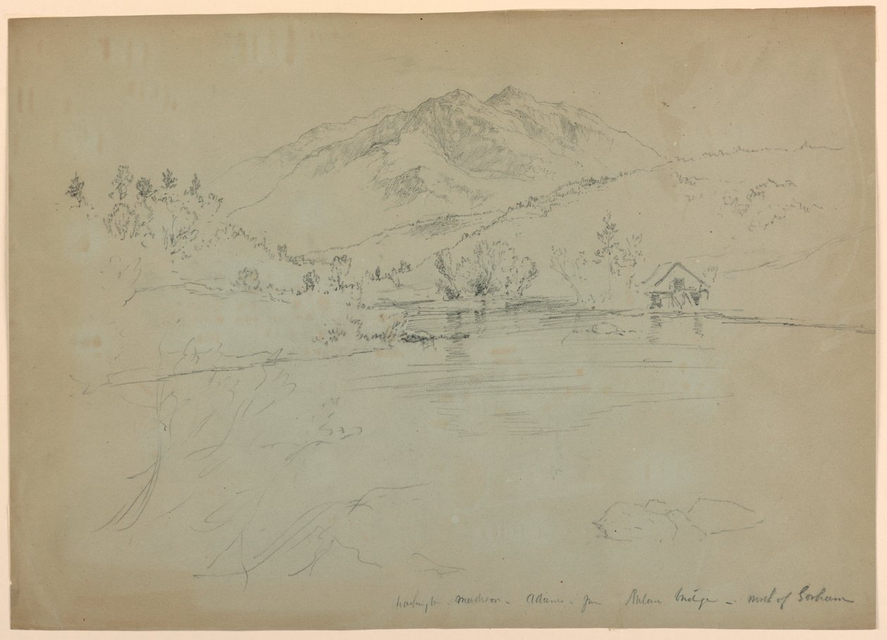 Mount Washington, Mount Madison und Mount Adams von der Brücke nördlich von Gorham, New Hampshire von Daniel Huntington