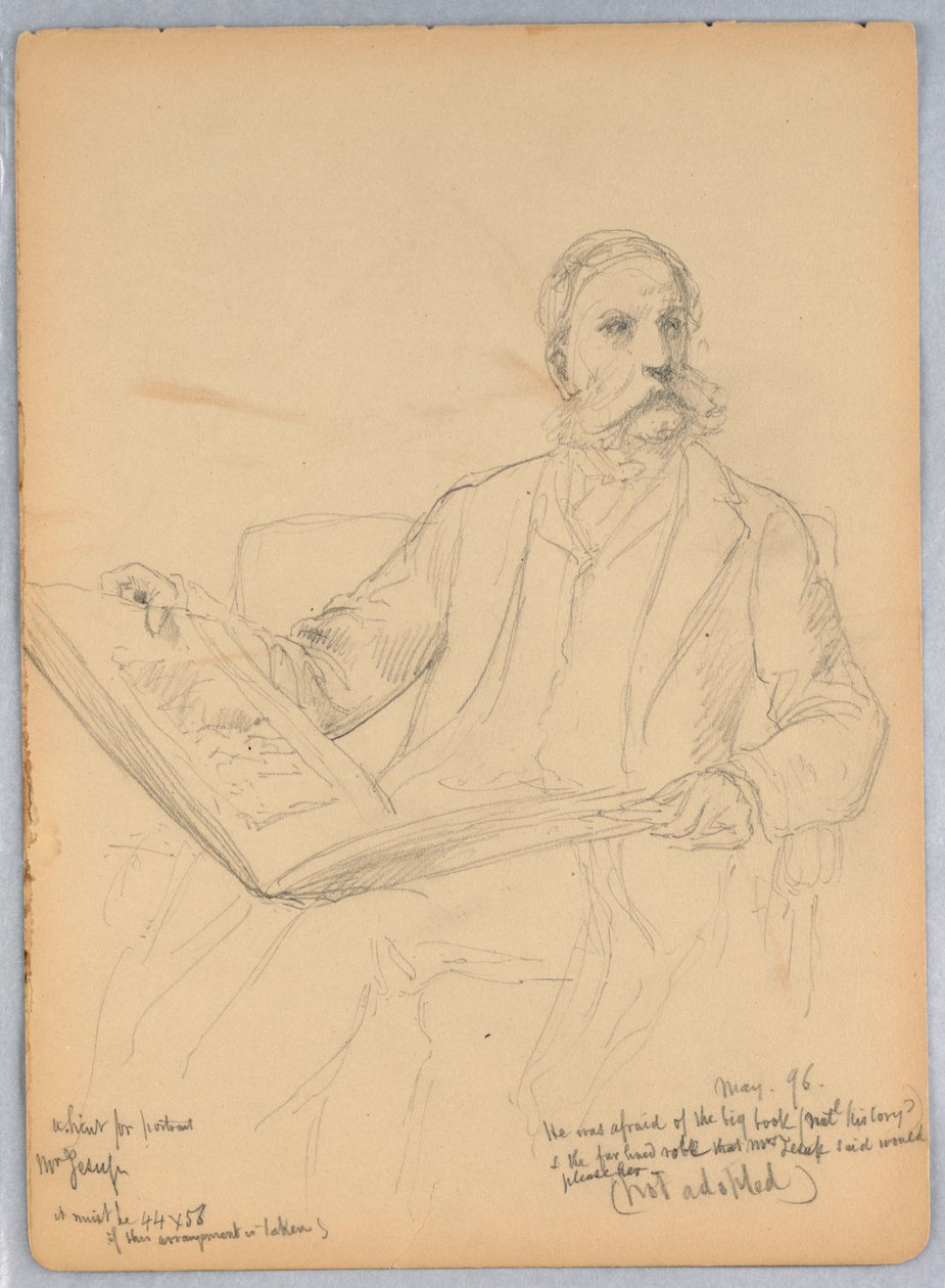 Studie für ein Porträt von Mr. Morris K. Jesup, Esq. von Daniel Huntington
