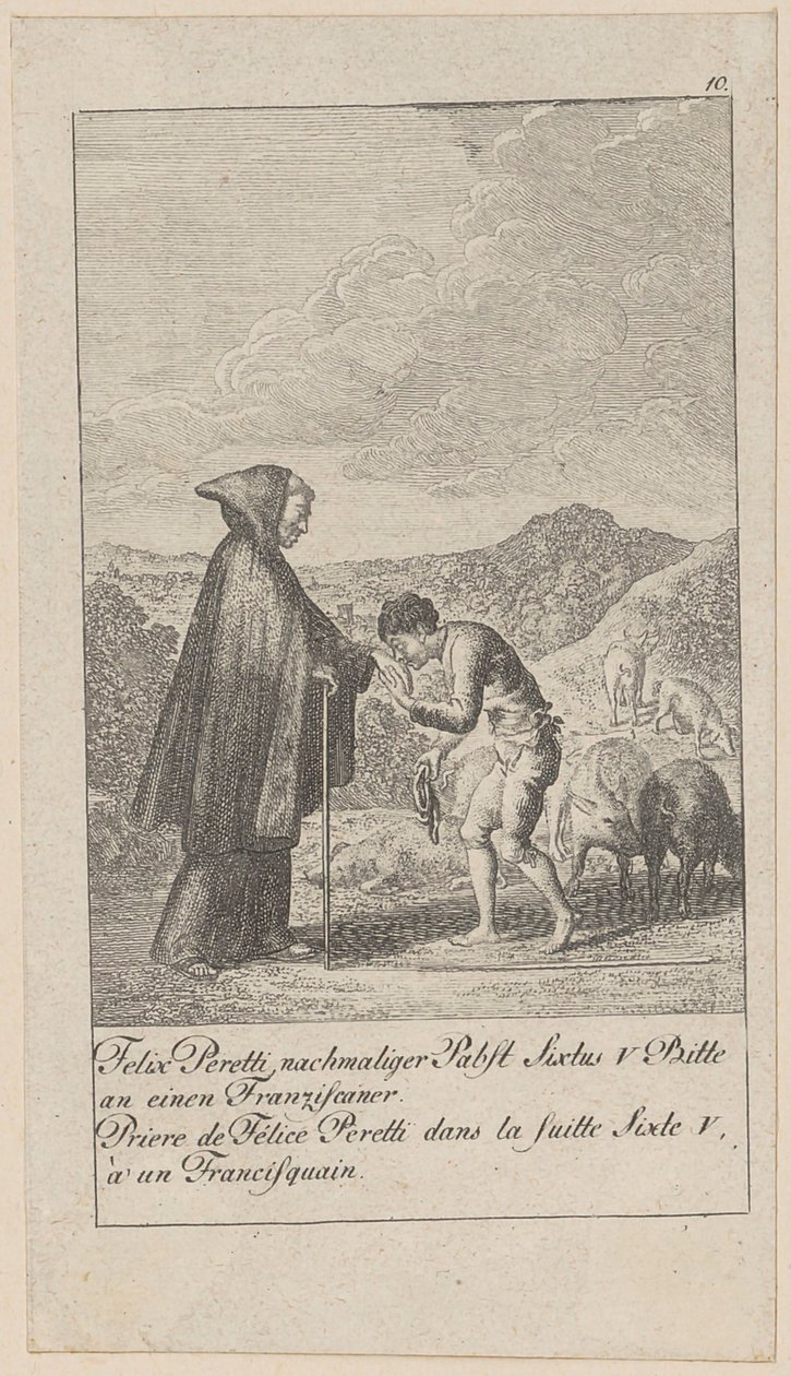 Blatt 10 der Folge „Mittlere und neuere Geschichte“ von Daniel Nikolaus Chodowiecki