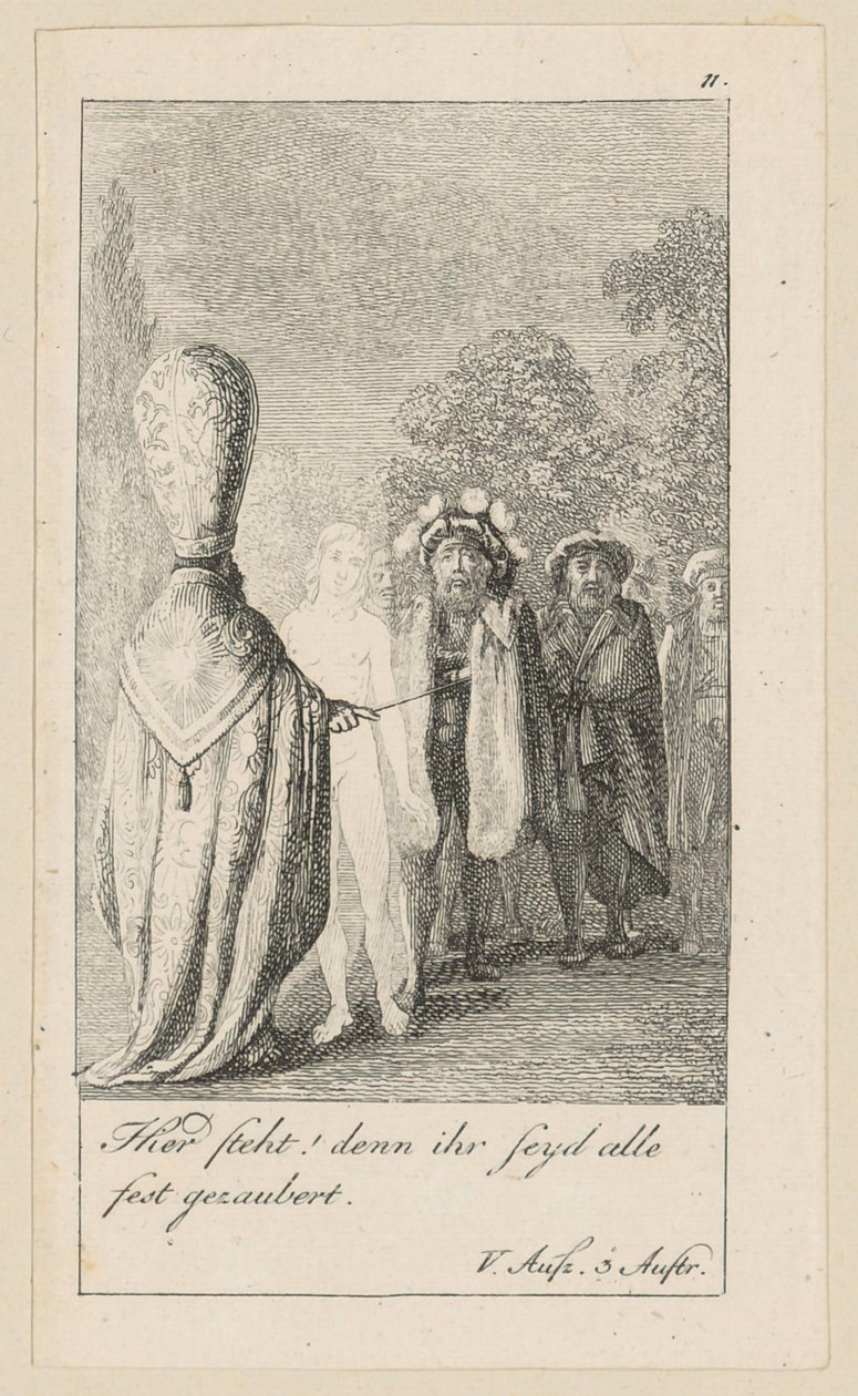 Blatt 11 zu Shakespeares „Sturm“ von Daniel Nikolaus Chodowiecki