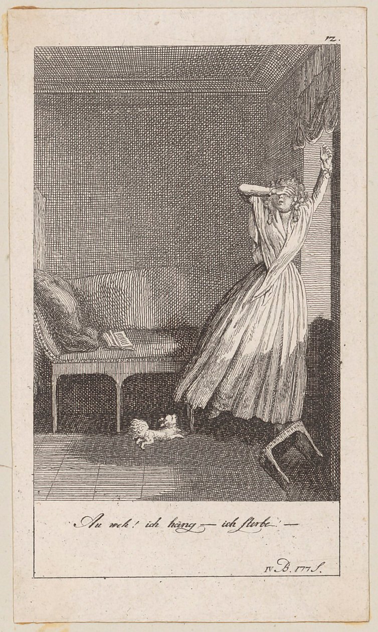 Blatt 12 zu Blumauers „Aeneide“ von Daniel Nikolaus Chodowiecki