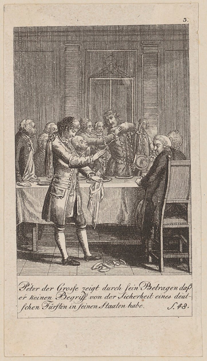 Blatt 3 der Folge "Brandenburgische Geschichte" von Daniel Nikolaus Chodowiecki