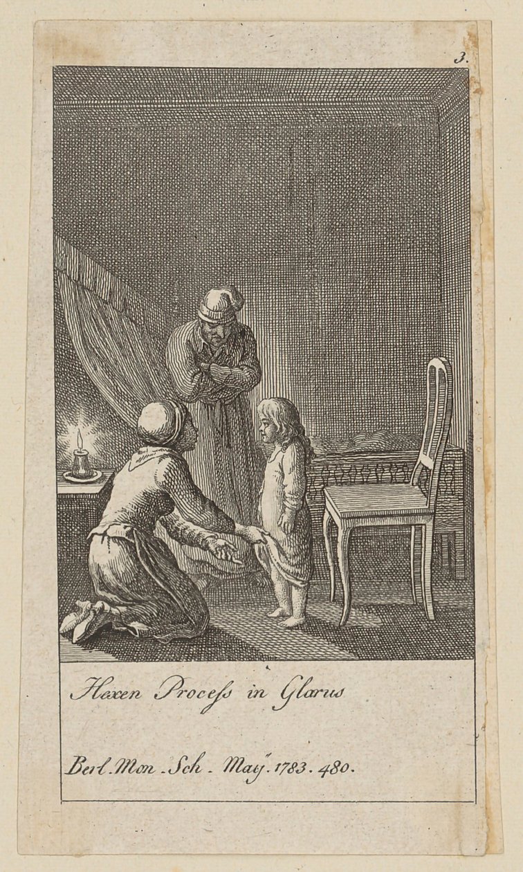 Blatt 3 der Folge „Modetorheiten“ von Daniel Nikolaus Chodowiecki