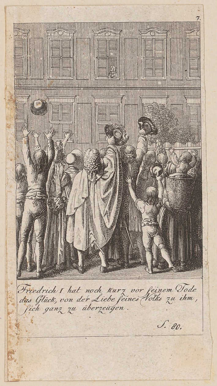 Blatt 7 der Folge „Brandenburgische Geschichte“ von Daniel Nikolaus Chodowiecki