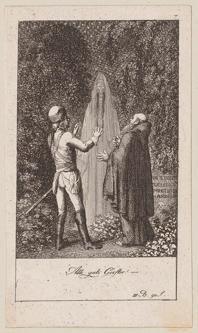 Blatt 7 zu Blumauers „Aeneide“ von Daniel Nikolaus Chodowiecki